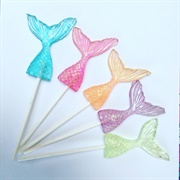 Mermaid Tail Lollipops
