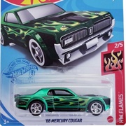 GTD02	207	'68 Mercury Cougar	HW Flames 			 			Super Treasure Hunt