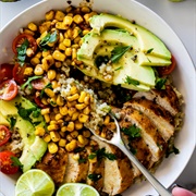 Mexican Chicken and Grains Salad