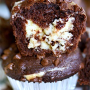 Cheesecake Chocolate Chip Muffins