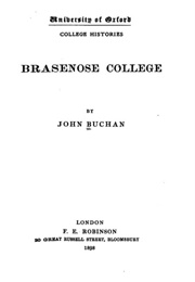 Oxford Histories: Brasenose College (Buchan, J.)