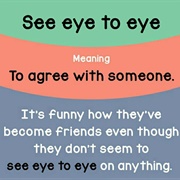 To See Eye to Eye