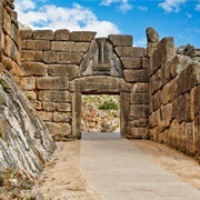 Mycenae Including the Lion Gate and Treasury of Atreus
