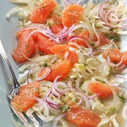 Grapefruit &amp; Fennel Salad With Mint Vinaigrette