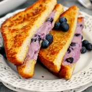 Blueberry Cheesecake Stuffed French Toast