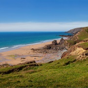 Sandymouth Bay Beach, Cornwall, England
