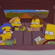 Bart on the Road (S7E20)