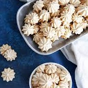Maple Meringue Cookies.