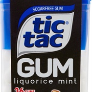 Tic Tac Gum Liquorice Mint