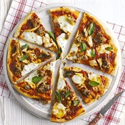 Christmas Leftover Pizza