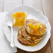 Batter Cakes With Orange Preserves