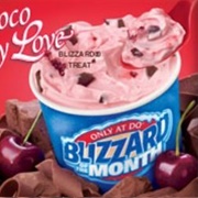 Choco Cherry Love Blizzard