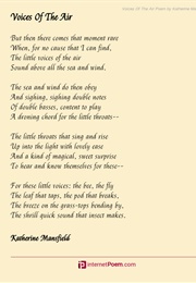 Voices of the Air (Katherine Mansfield)