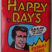 Topps Happy Days Bubble Gum Trading Cards