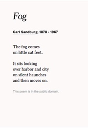 Fog (Carl Sandberg)