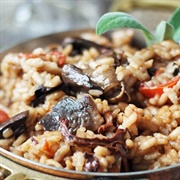 Mushroom and Sun-Dried Tomato Risotto