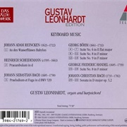 Gustav Leonhardt: Bach, Bohm, Handel, Reincken, Scheidemann (Leonhardt/Various Instruments)