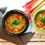 Wild Dog and Rhubarb Soup