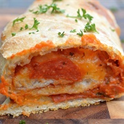 Cheese and Ham Stromboli
