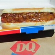 DQ Footlong Chilli Dog