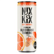Nix &amp; Kix Sparkling Blood Orange Turmeric With a Cayenne Zing