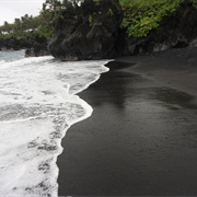 Go to a Black Sand Beach