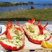 Crayfish in Kaikoura, New Zealand