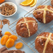 Orange Hot Cross Bun