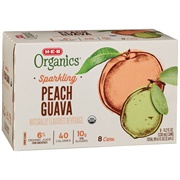 H-E-B Organics Sparkling Peach Guava