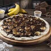 Banana Chocolate Pizza