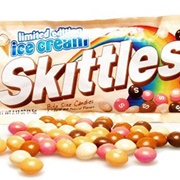 Skittles Ice Cream