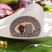 Blackcurrant Roll Cake