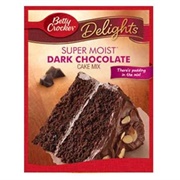 Betty Crocker Dark Chocolate Cake