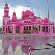 The Pink of Mosque of Datu Saudi Ampatuan, Maguindanao, Philippines