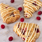White Chocolate Cranberry Scone