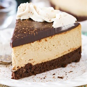 Kahlua Coffee Brownie Cheesecake