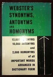 Webster's Synonyms, Antonyms, and Homonyms (Webster)