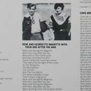 Rene and Georgette Magritte With Their Dog After the War - Paul Simon