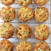 Cheese and Spinach Muffins