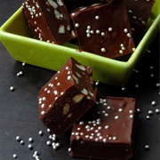 Chocolate Covered Cashew Fudge
