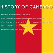 Germany Gains Control of Cameroon 1884