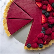Raspberry Curd Pie