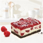 Raspberry White Chocolate Cheesecake Squares