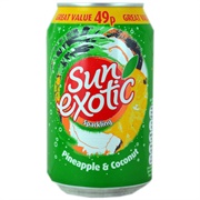 Sun Exotic Sparkling Pineapple &amp; Coconut