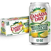 Canada Dry Zero Sugar Ginger Ale and Lemonade