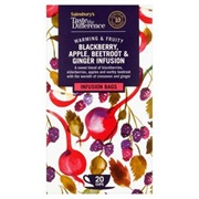 Sainsbury's Blackberry, Apple, Beetroot, & Ginger Infusion Tea
