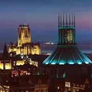 Liverpool Cathedral & Metropolitan Cathedral, England