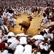 Do the Bull Run in Pamplona