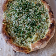 Asparagus Lemon Pizza