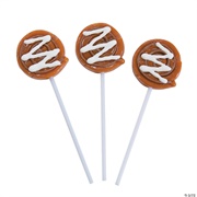 Cinnamon Roll Lollipops
